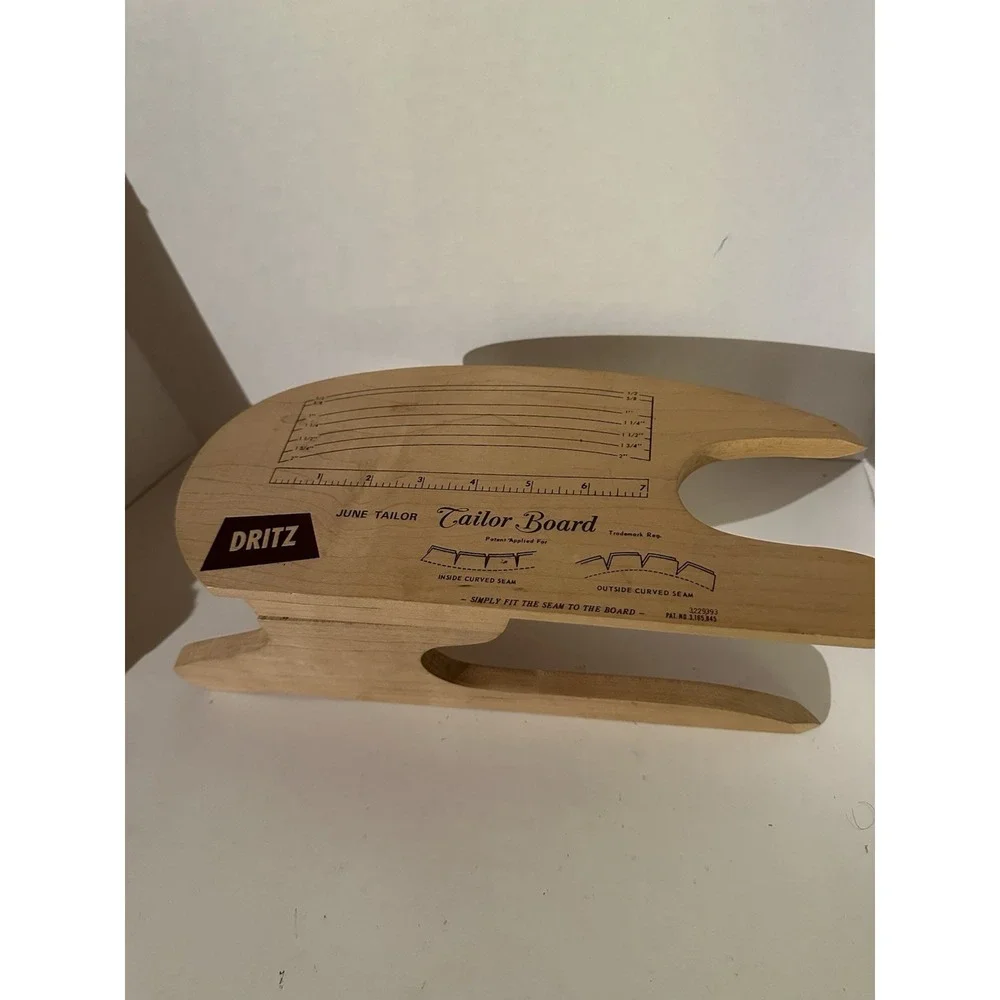 Vintage Dritz June Tailor‎ Pressing Board Dressmaker Ironing Hardwood EC